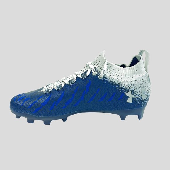 Under Armour Spotlight Lux Navy Royal Blue White Football Cleat 3022654-401 Mens main image 8